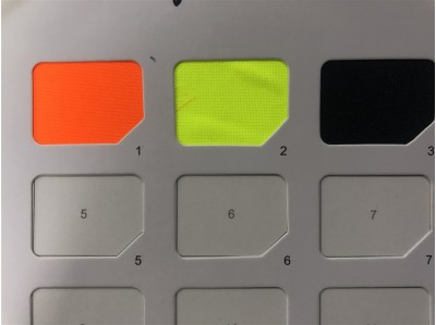 JS-BY M-964 300D低彈濕法透氣塗層熒光色 風褸 側面照